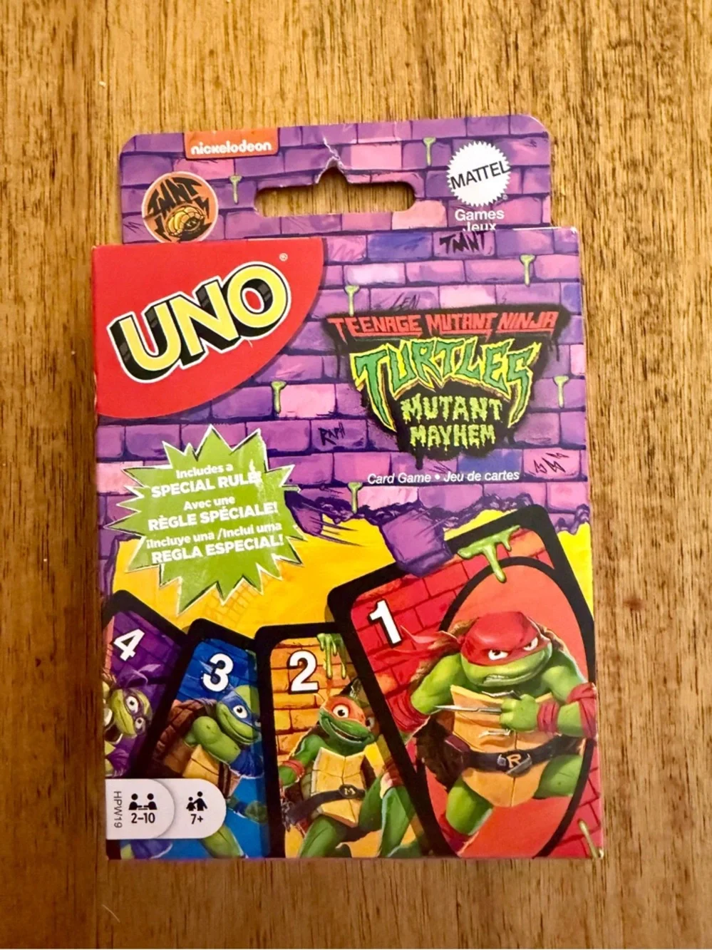 Mattel UNO Teenage Mutant Ninja Turtles Special Edition Card Gam